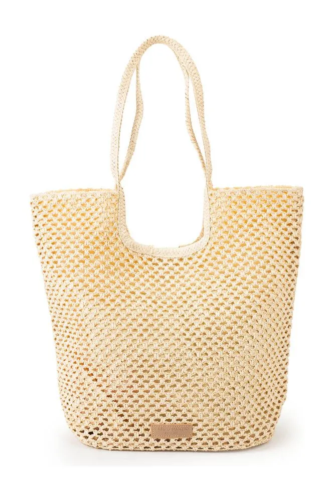 Campo Marzio Ariel Tote Bag - Beige sold by Goddiva