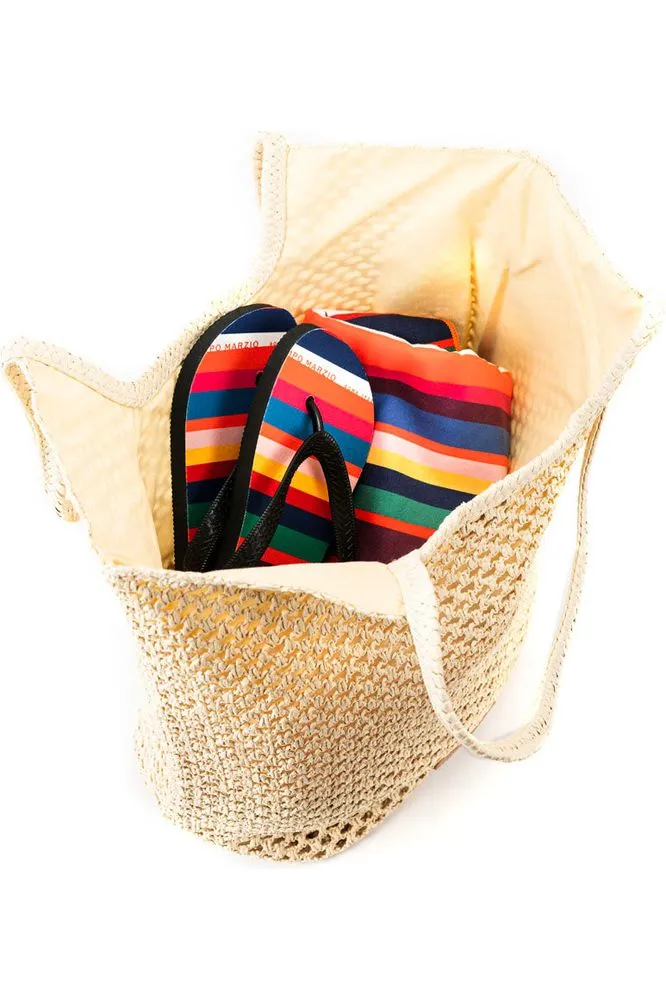 Campo Marzio Ariel Tote Bag - Beige sold by Goddiva product image thumbnail 4