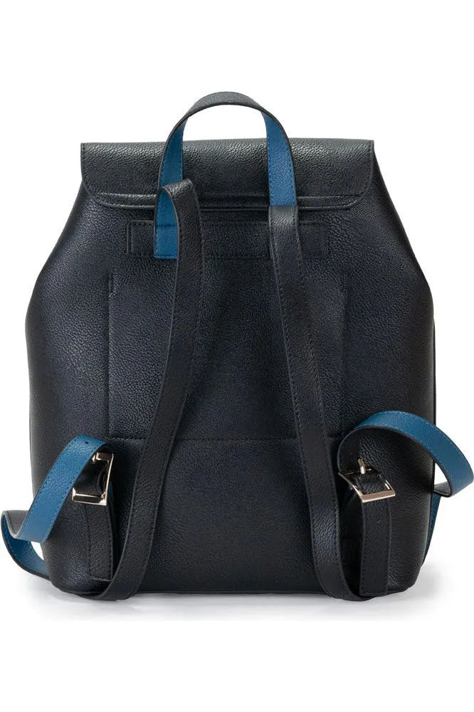 Campo Marzio Keira Backpack - Black Lapis Blue sold by Goddiva product image thumbnail 3