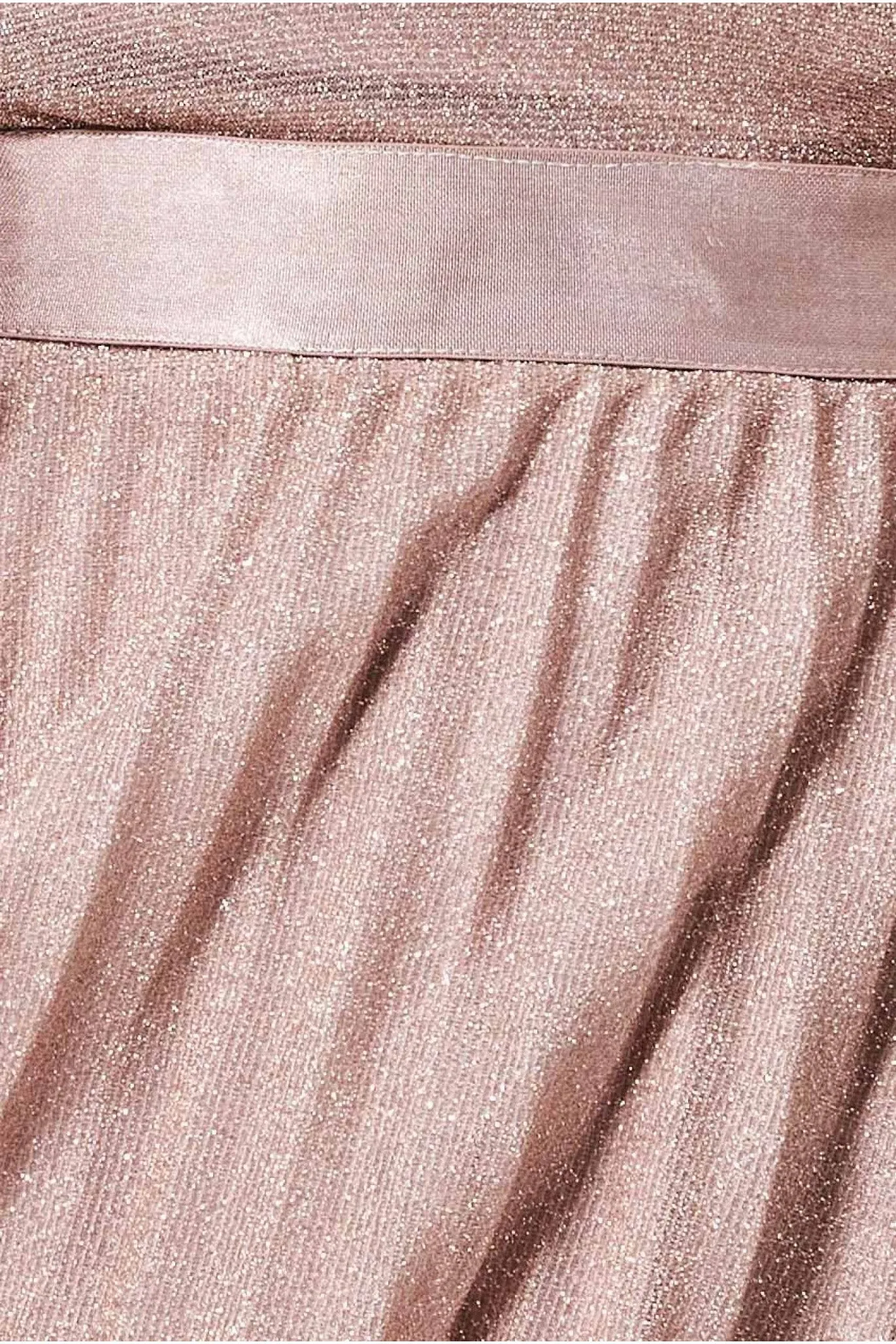 Goddiva Plus Bardot Pleated Skirt Maxi Dress - Blush sold by Goddiva product image thumbnail 4