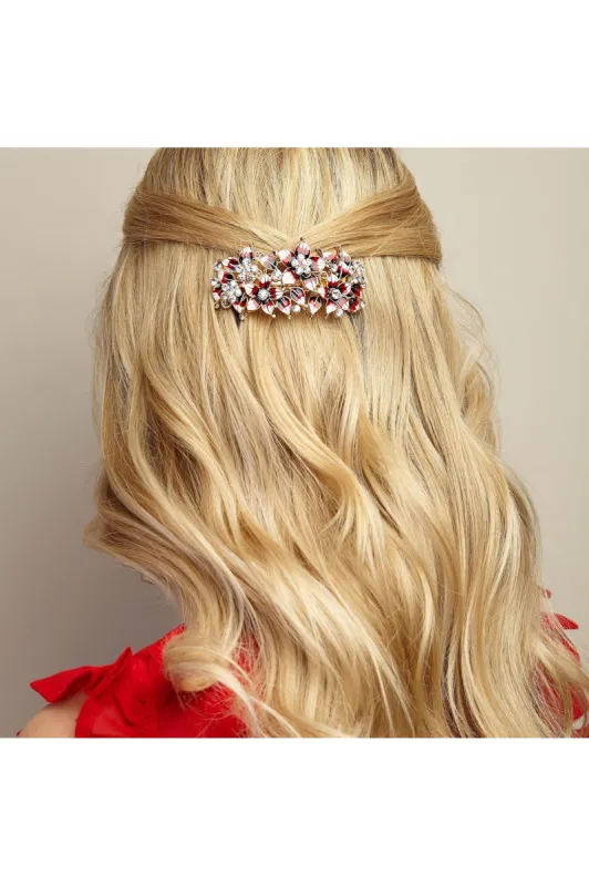 Queenmee Hair Accessories Vintage Hair Accessory In Enamel sold by Goddiva