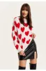Red Heart Jumper by Liquorish sold by Goddiva