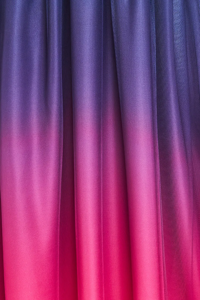 Sleeveless Ombre Pleated A-Line Maxi Dress - Pink Ombre by Goddiva sold by Goddiva product image thumbnail 4