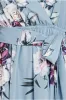 Goddiva Sustainable Printed Flutter Sleeve Maxi Dress - Airforce Blue sold by Goddiva