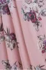 Sustainable Printed Flutter Sleeve Maxi Dress - Peach by Goddiva sold by Goddiva