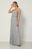 Cami Sequin Embellished Maxi Dress In Grey by Angeleye sold by Goddiva