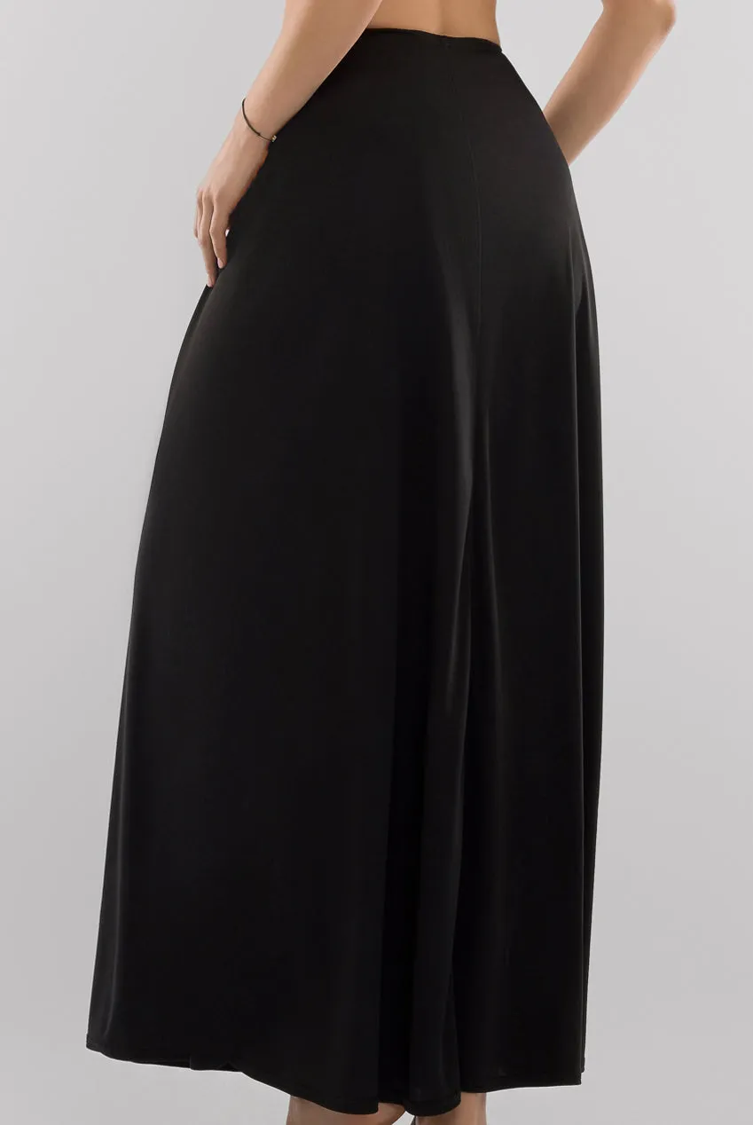 Jersey Lining Maxi Skirt by Goddiva sold by Goddiva product image thumbnail 4