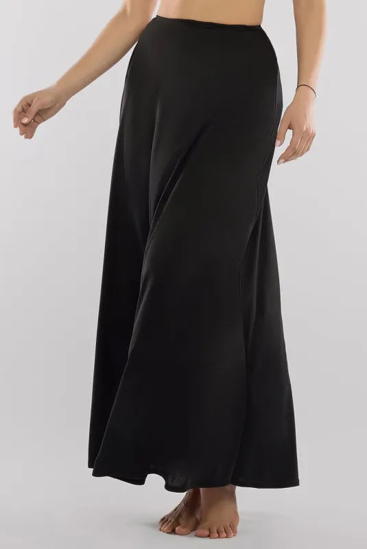 Jersey Lining Maxi Skirt by Goddiva sold by Goddiva
