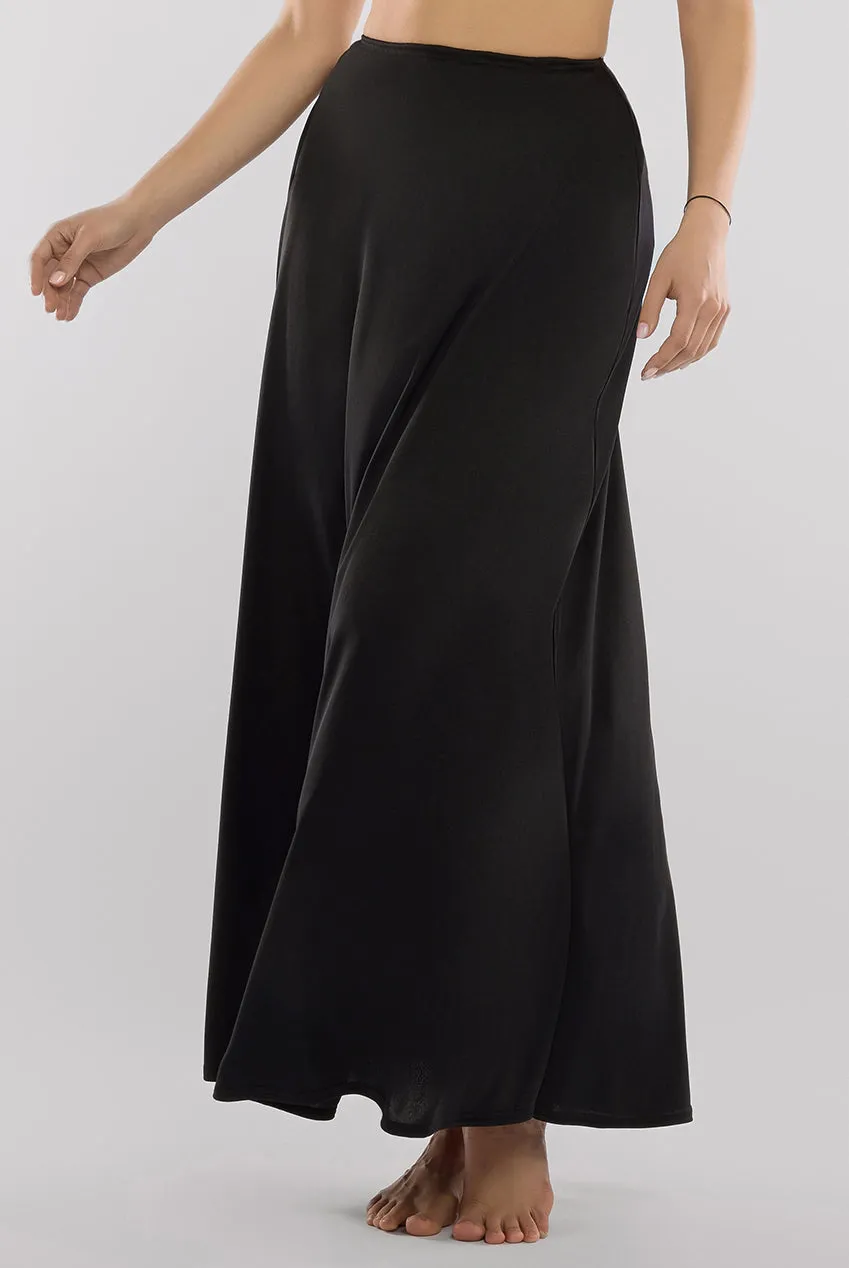 Jersey Lining Maxi Skirt by Goddiva sold by Goddiva