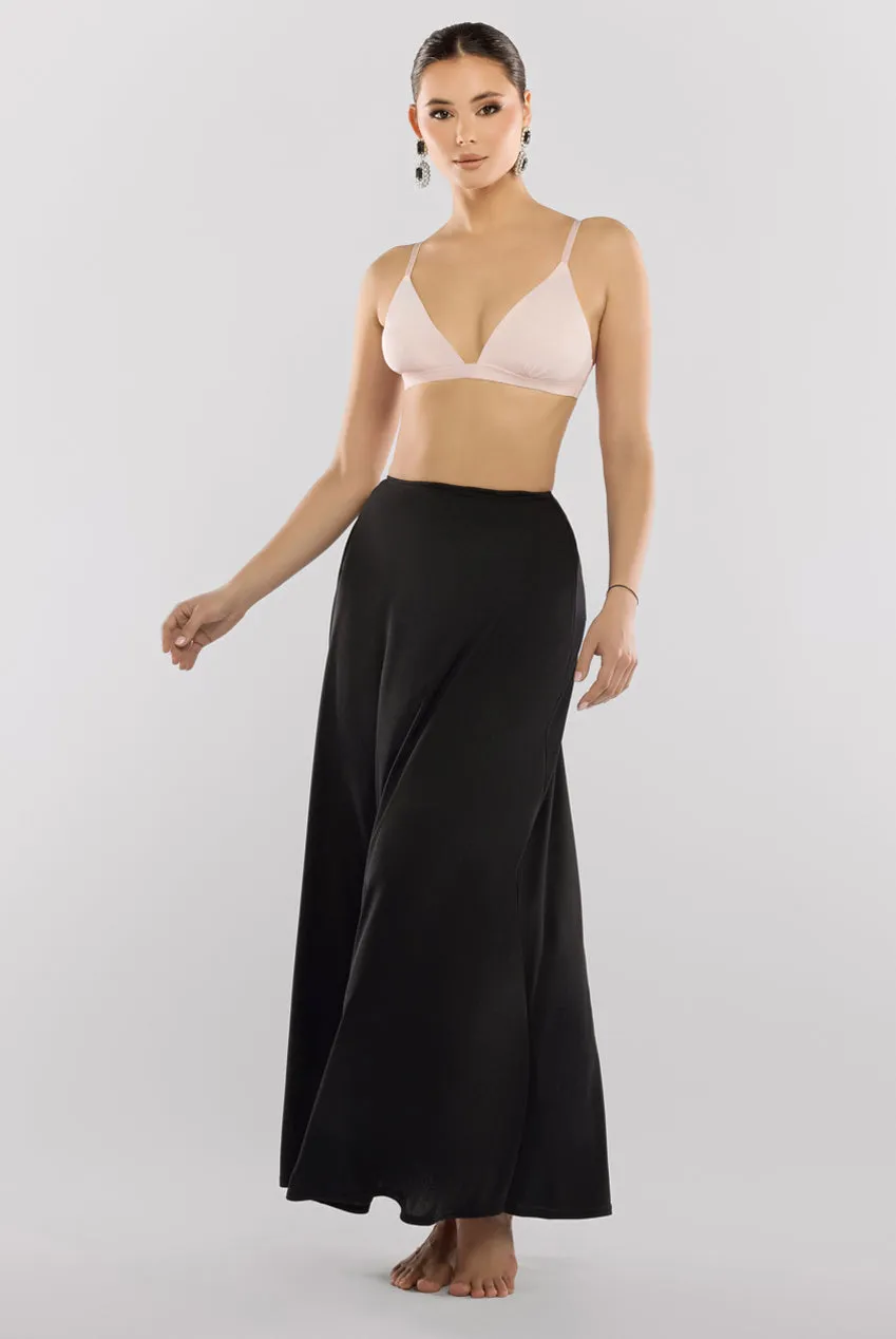 Jersey Lining Maxi Skirt by Goddiva sold by Goddiva product image thumbnail 2