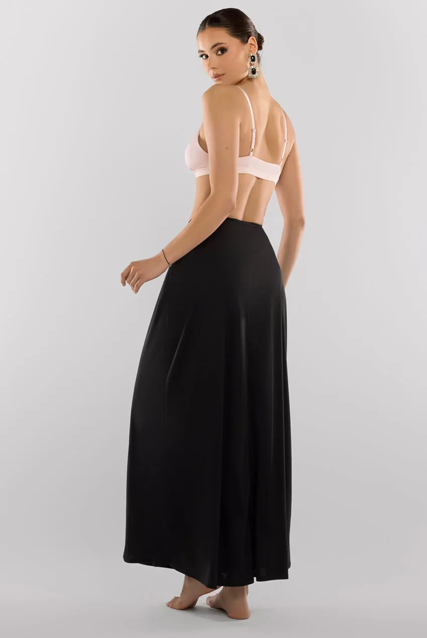 Jersey Lining Maxi Skirt by Goddiva sold by Goddiva product image thumbnail 3