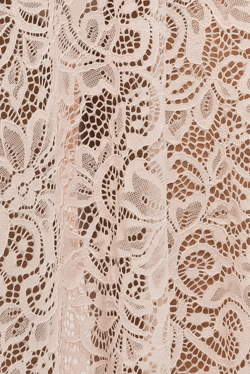 Floral Lace A-Line Maxi Skirt by Goddiva sold by Goddiva product image thumbnail 2