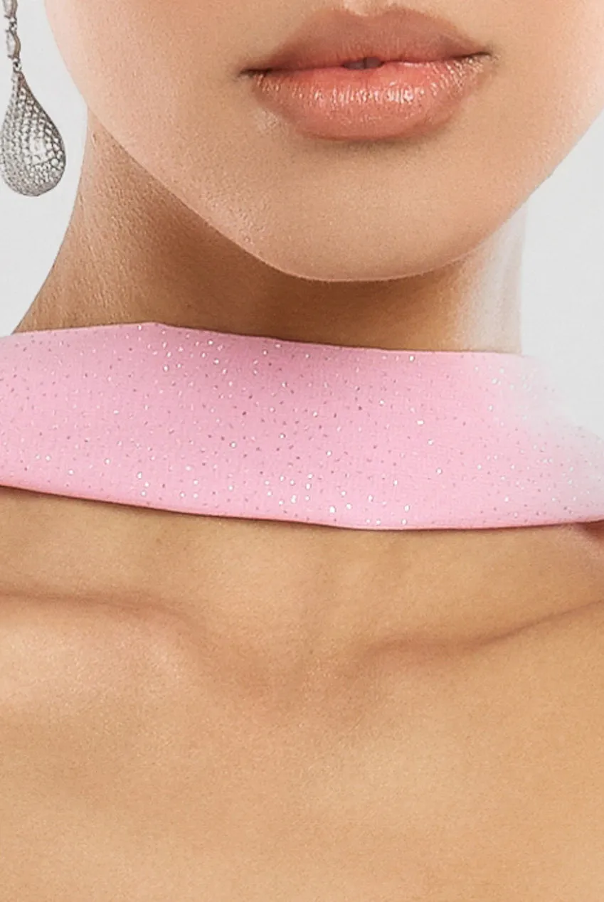 Glitter Chiffon Scarf by Goddiva sold by Goddiva
