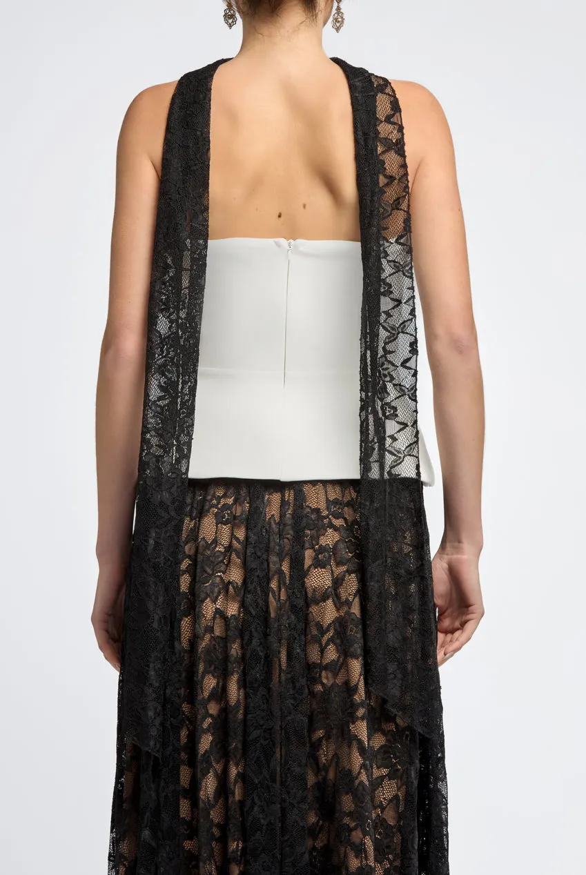 Floral Lace Scarf by Goddiva sold by Goddiva product image thumbnail 4