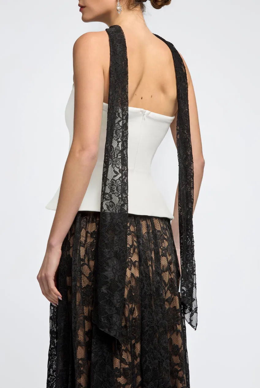 Floral Lace Scarf by Goddiva sold by Goddiva product image thumbnail 3