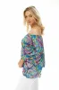 Off Shoulder Multicolour Top by Liquorish sold by Goddiva