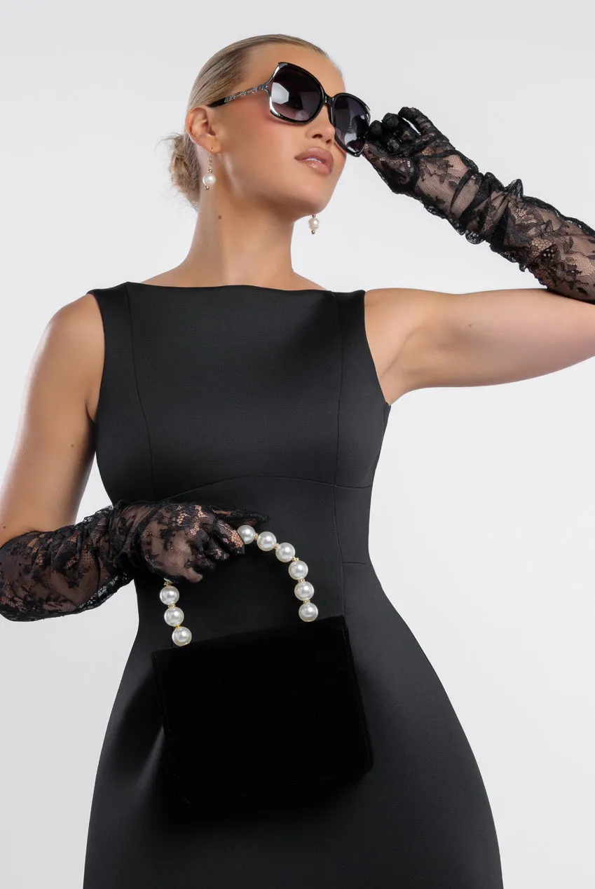 Embroidered Mesh Gloves by Goddiva sold by Goddiva product image thumbnail 3