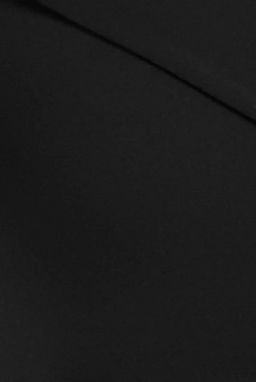 Scuba Crepe Off Shoulder Front Split Maxi Dress - Black by Goddiva sold by Goddiva product image thumbnail 4