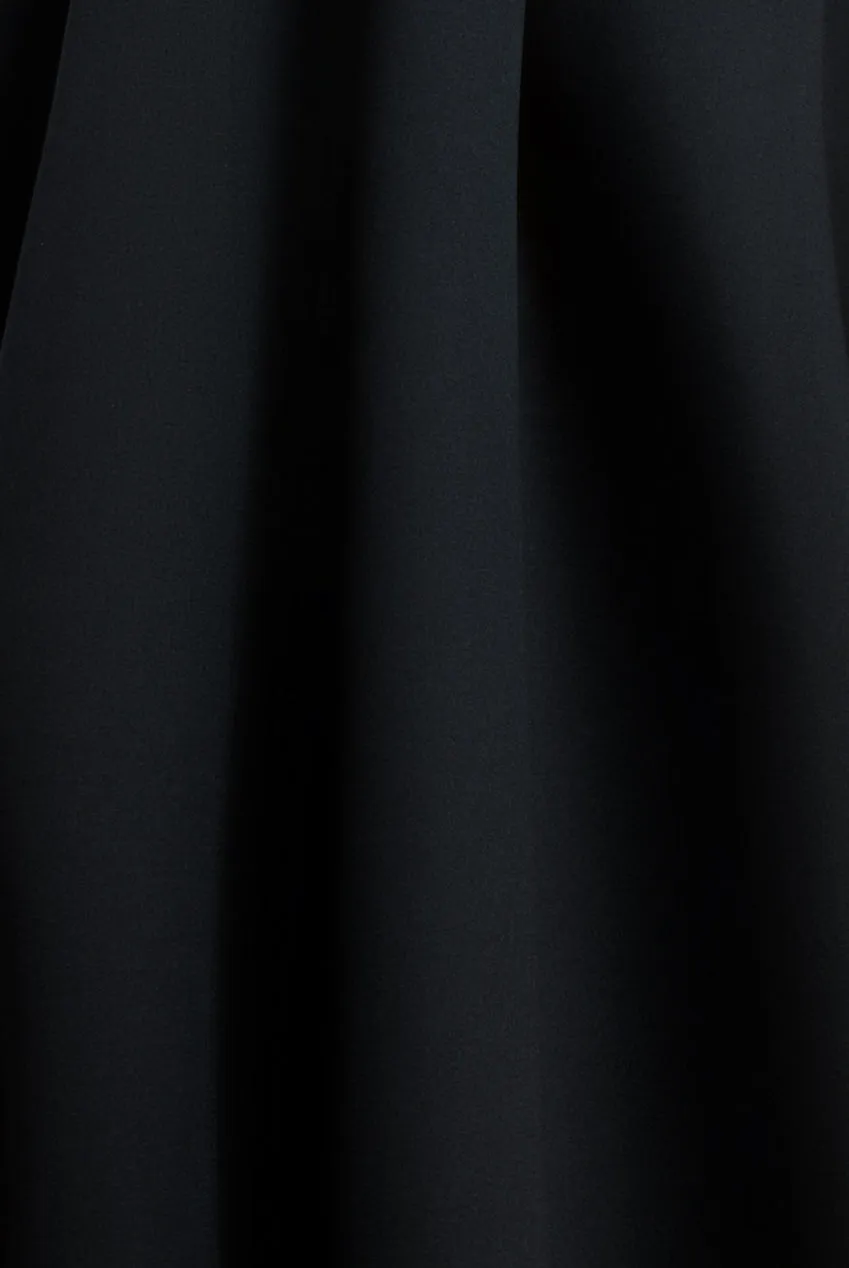 Halter Neck Pleated A-Line Midaxi Dress - Black by Goddiva sold by Goddiva product image thumbnail 4