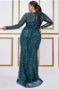 Goddiva Plus Spread On Sequin Maxi Dress - Emerald sold by Goddiva