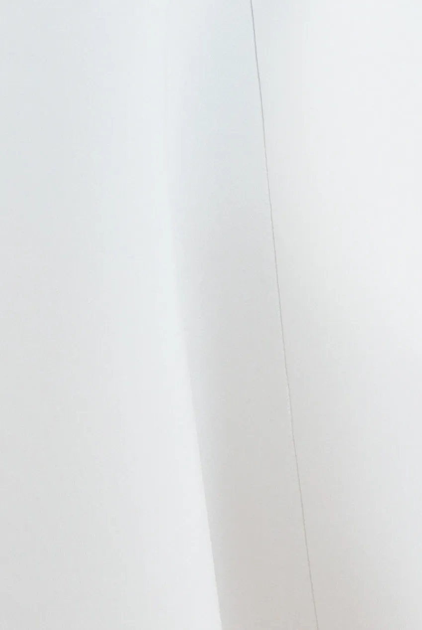 Sparkle Chiffon Cowl Bardot Skater Mini Dress - Cream by Goddiva sold by Goddiva product image thumbnail 5