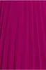 Embroidered Top Chiffon Pleated Midi - Magenta by Goddiva sold by Goddiva