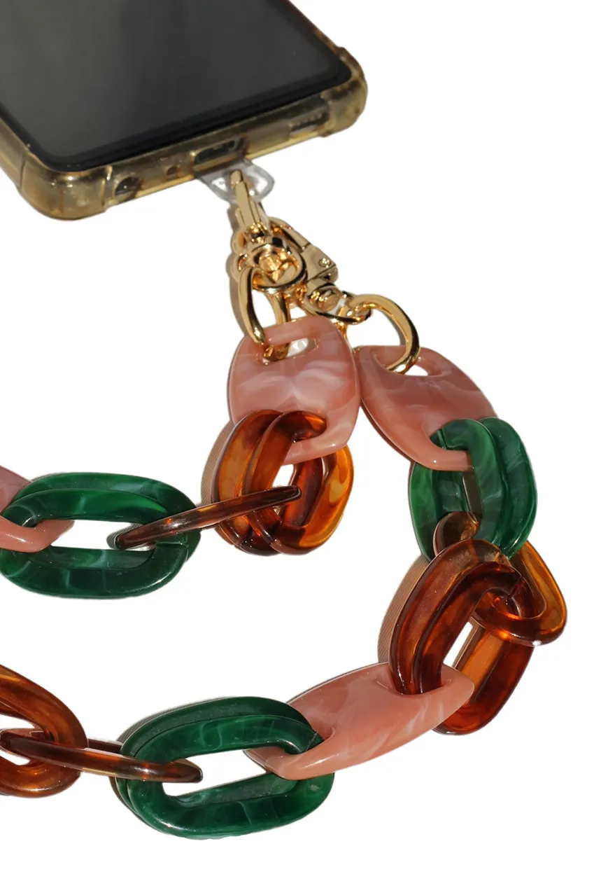 Acrylic Chain Phone Strap - Pink Mix by Goddiva Accessories sold by Goddiva product image thumbnail 3