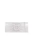 Pleated Clutch With Crystal Embellishment In Silver by SVNX sold by Goddiva