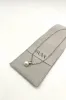 Large Pearl Diamante Necklace In Silver by SVNX sold by Goddiva