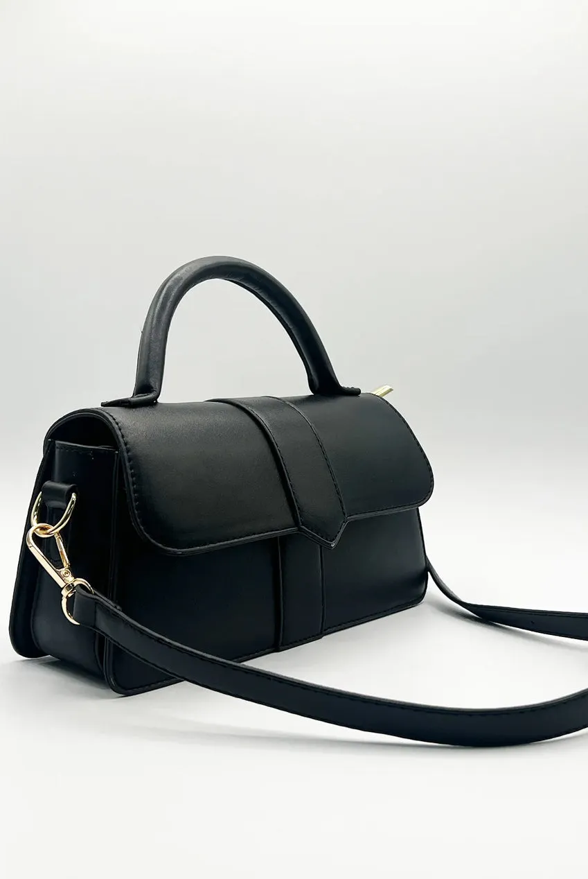 Small Crossbody Hard Top Handle Bag by SVNX sold by Goddiva product image thumbnail 5