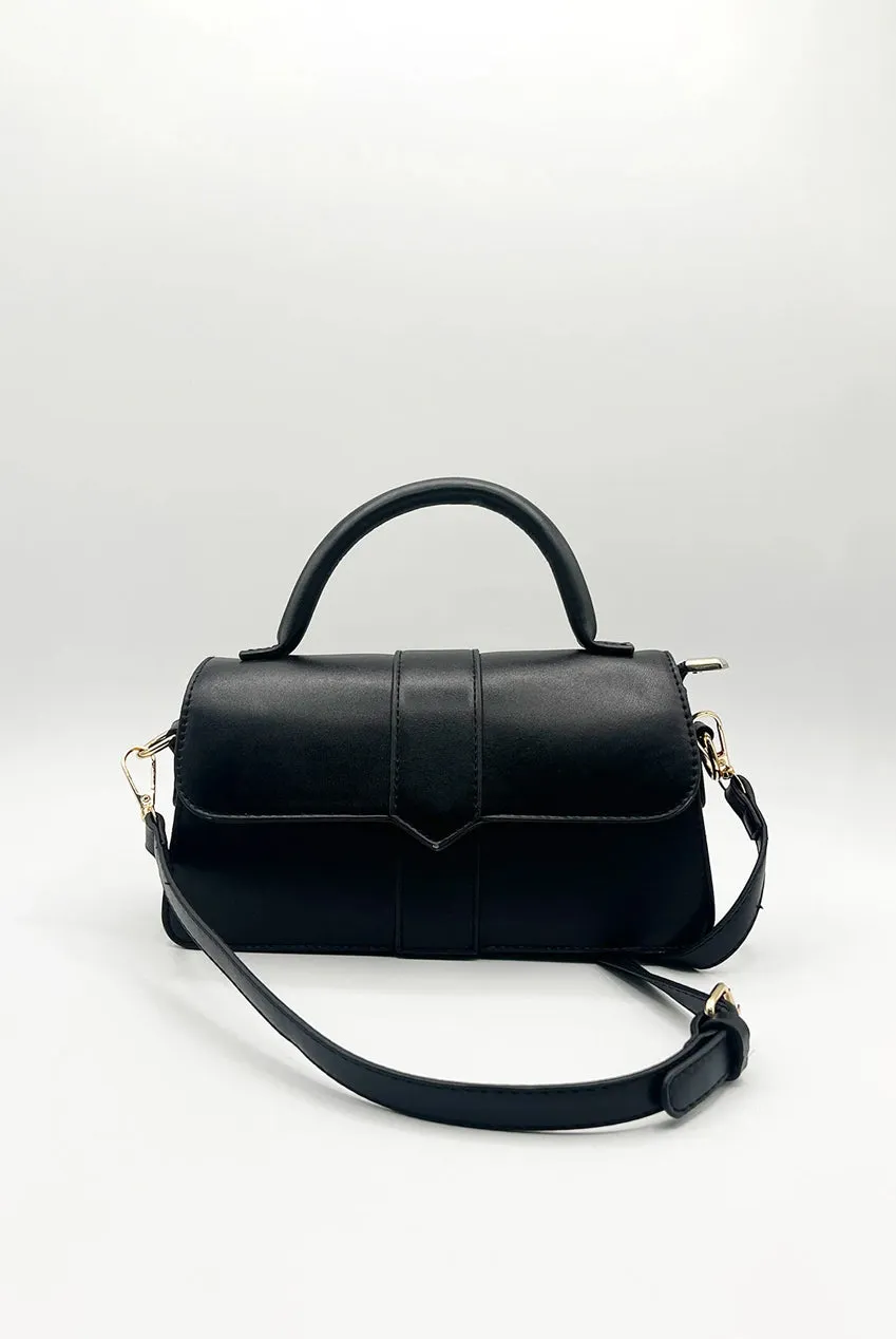 Small Crossbody Hard Top Handle Bag by SVNX sold by Goddiva product image thumbnail 4