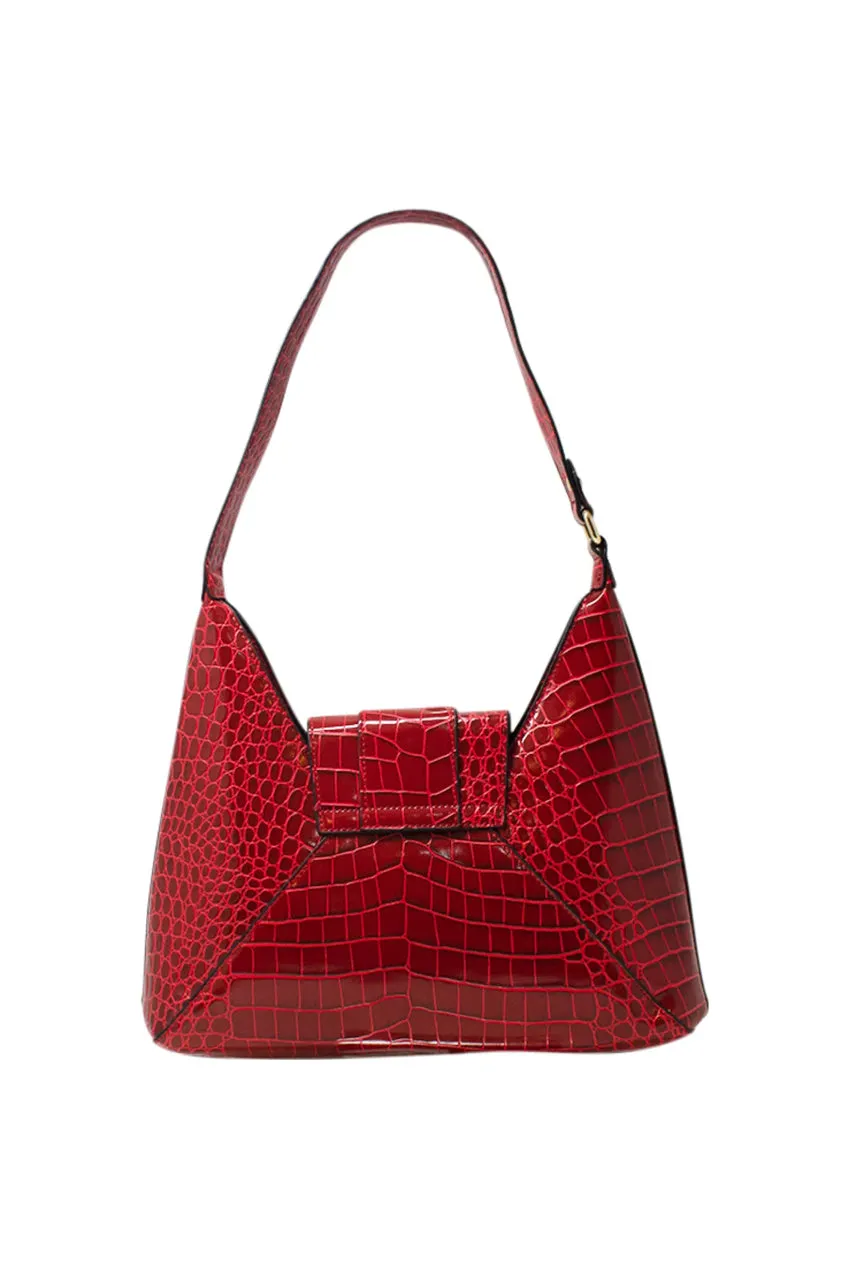 Envelope Hobo Bag In Red by SVNX sold by Goddiva product image thumbnail 2