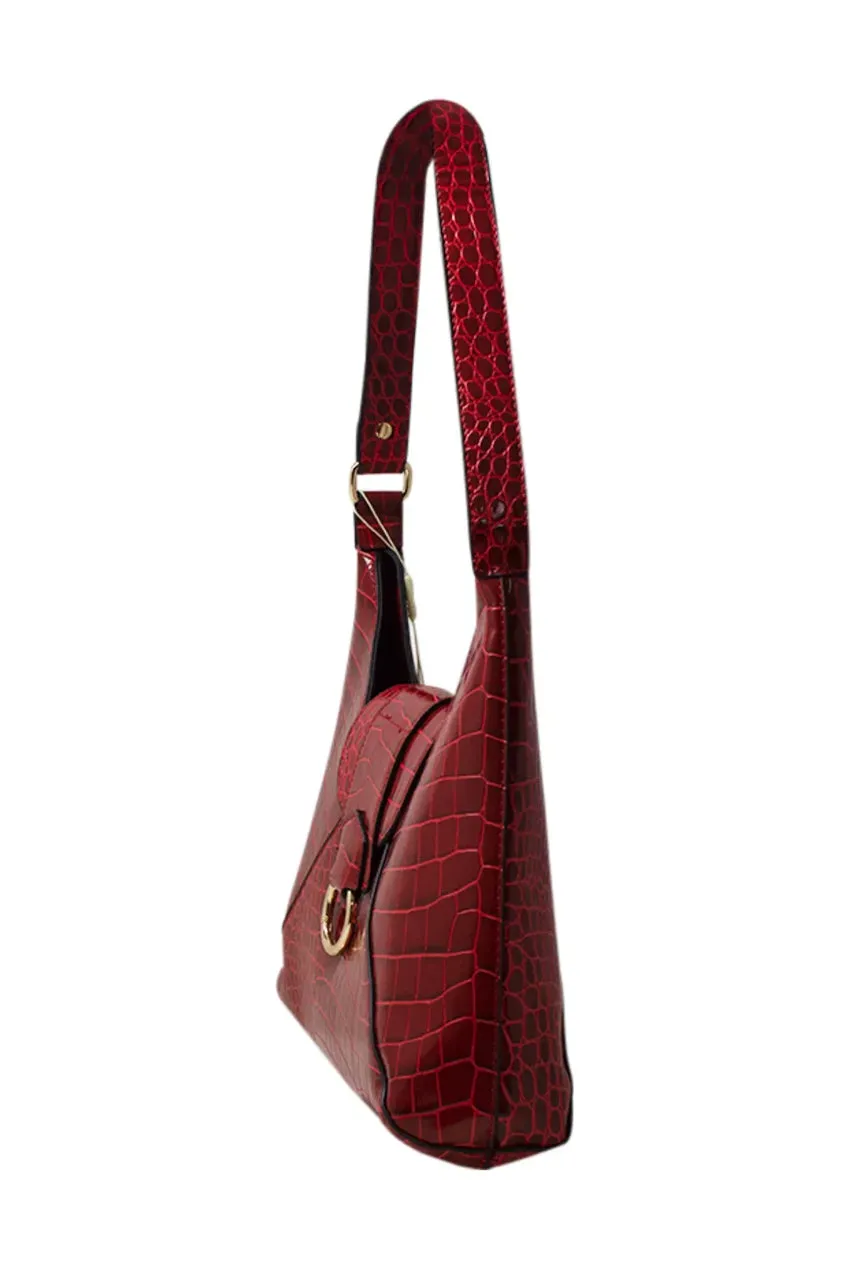 Envelope Hobo Bag In Red by SVNX sold by Goddiva product image thumbnail 3