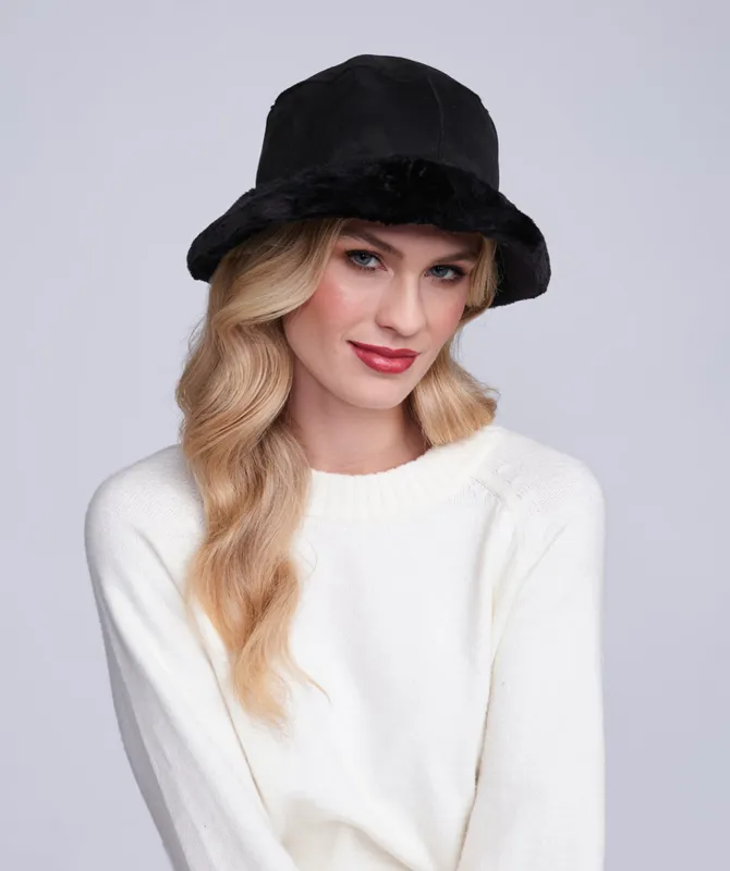 Isabella Hat - Black by Pia Rossini sold by Goddiva