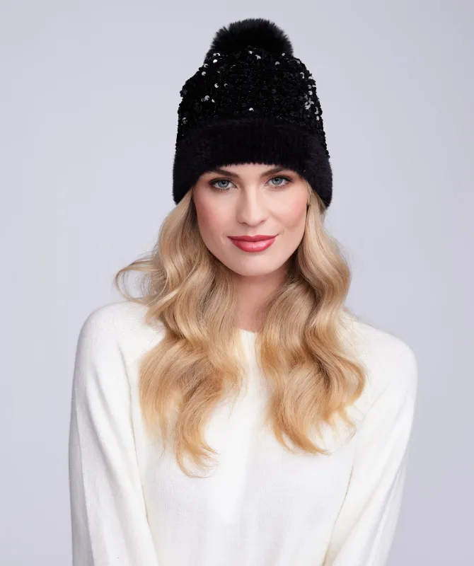 Kiaro Hat - Black by Pia Rossini sold by Goddiva