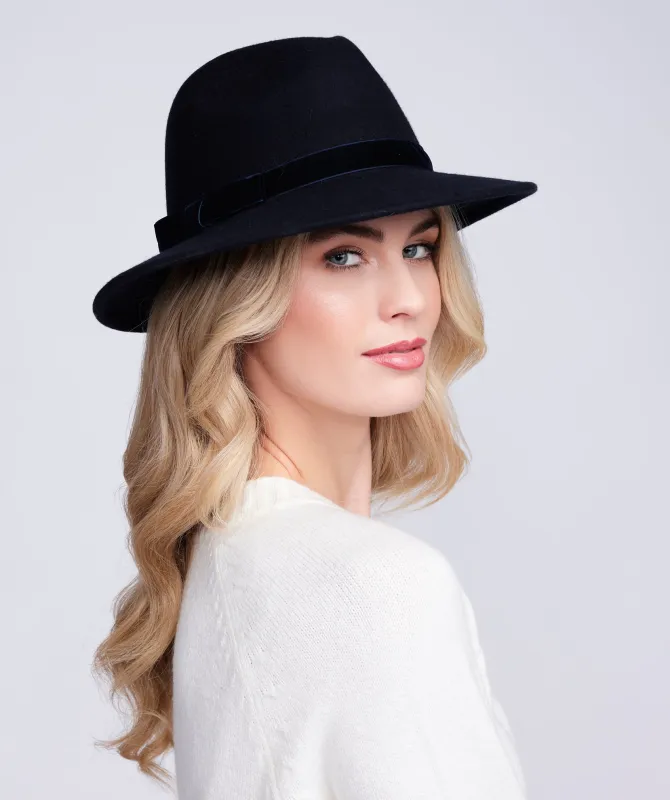 Serena Hat - Navy by Pia Rossini sold by Goddiva
