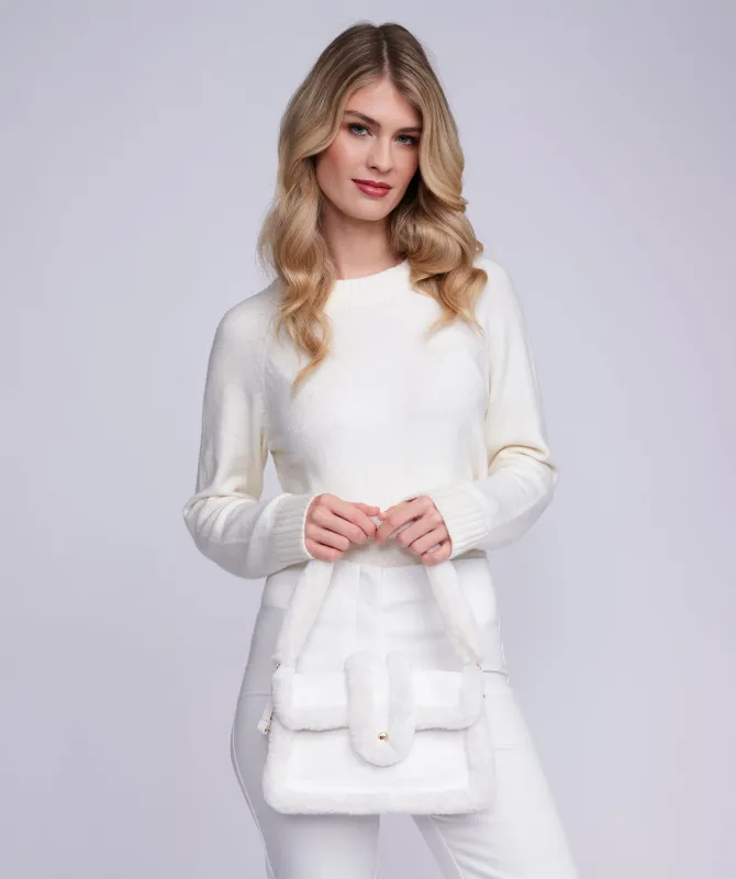 Margot Bag - Winter White by Pia Rossini sold by Goddiva
