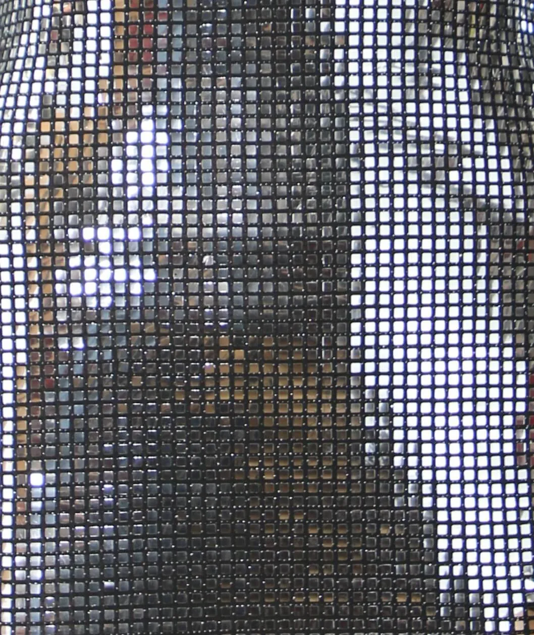 Silver Metallic Sequin Long Sleeve Bodycon Mini Dress by Avinci sold by Goddiva product image thumbnail 5