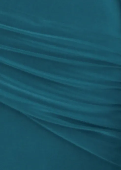 Side Ruching Bodycon Full-Sleeve Jersey Evening Gown by Avinci sold by Goddiva product image thumbnail 3