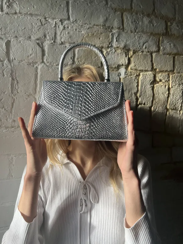 Faux Snakeskin Mini Bag by SVNX sold by Goddiva