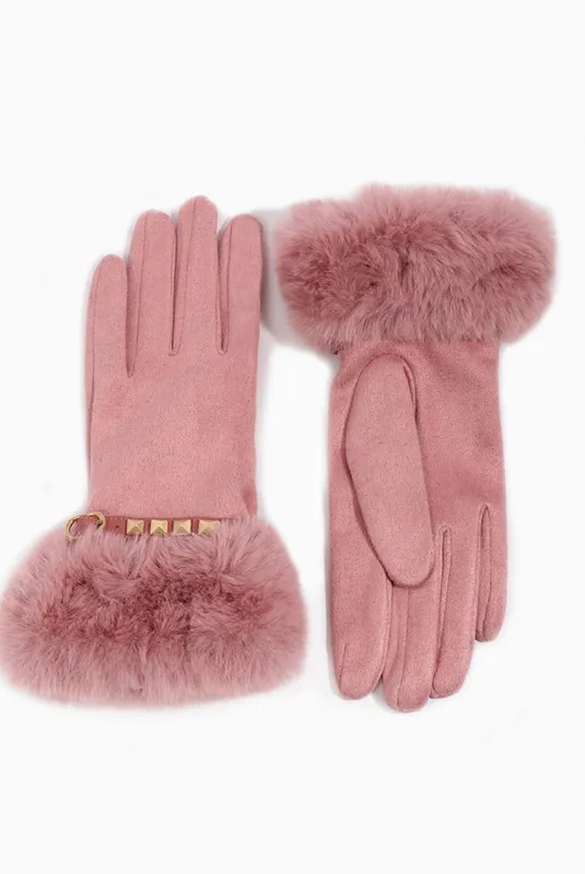Chiara Glove - Blush by Pia Rossini sold by Goddiva