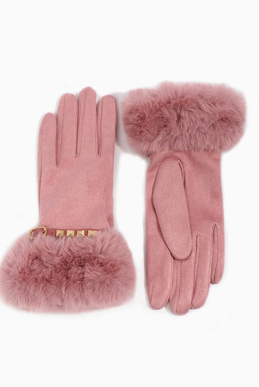 Chiara Glove - Blush by Pia Rossini sold by Goddiva