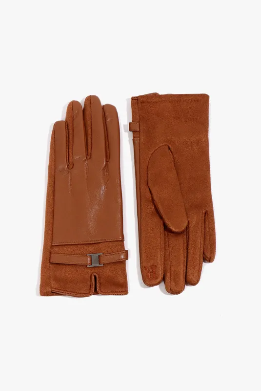 Marnie Glove - Tan by Pia Rossini sold by Goddiva