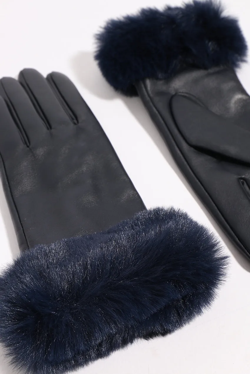 Roma Glove - Navy by Pia Rossini sold by Goddiva product image thumbnail 2