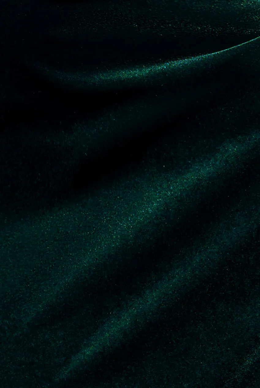 Off The Shoulder Deep Plunge Velvet Maxi Dress - Emerald Green by Goddiva sold by Goddiva product image thumbnail 4