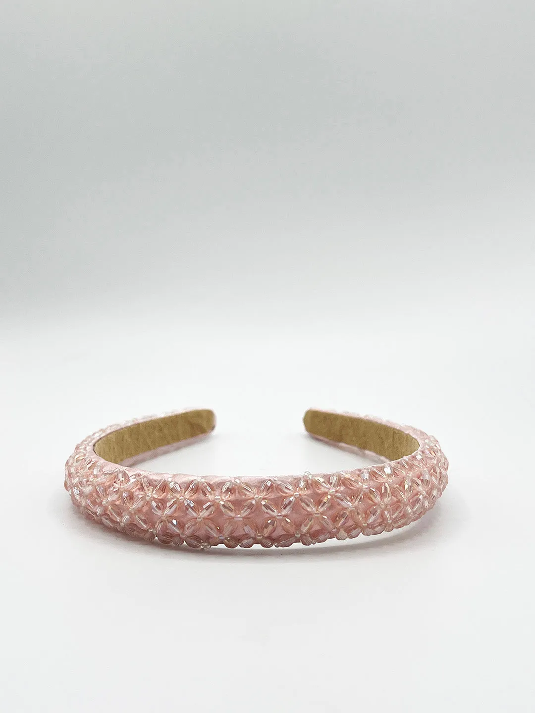 Lattice Beaded Headband In Pink by SVNX sold by Goddiva product image thumbnail 4