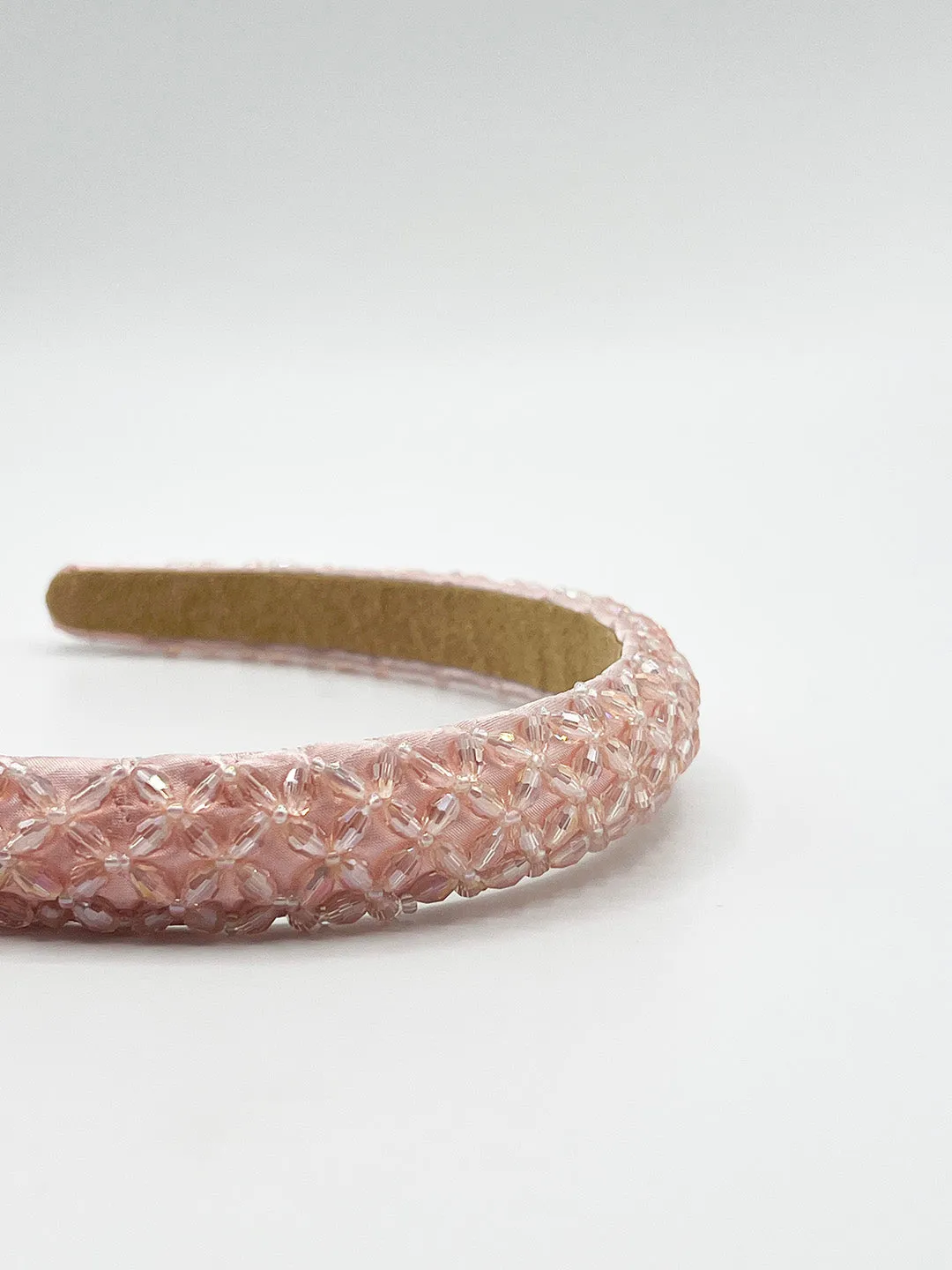 Lattice Beaded Headband In Pink by SVNX sold by Goddiva product image thumbnail 5