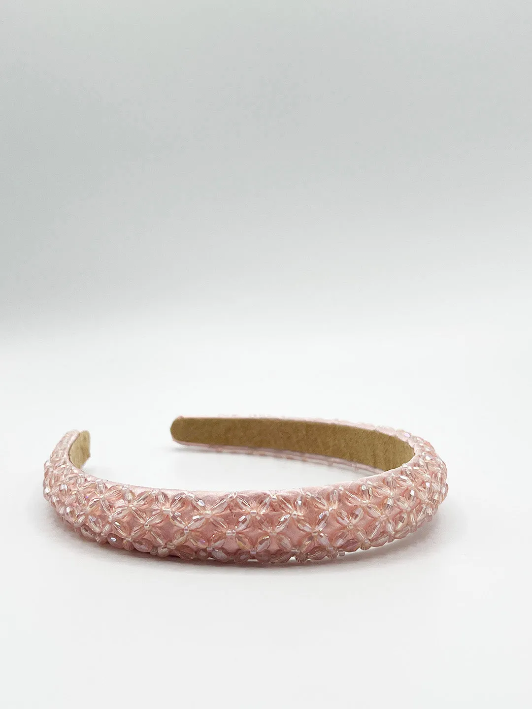 Lattice Beaded Headband In Pink by SVNX sold by Goddiva product image thumbnail 3