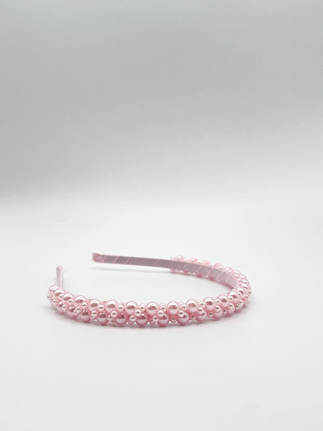 Minimal Pearl Headband In Pink by SVNX sold by Goddiva product image thumbnail 5