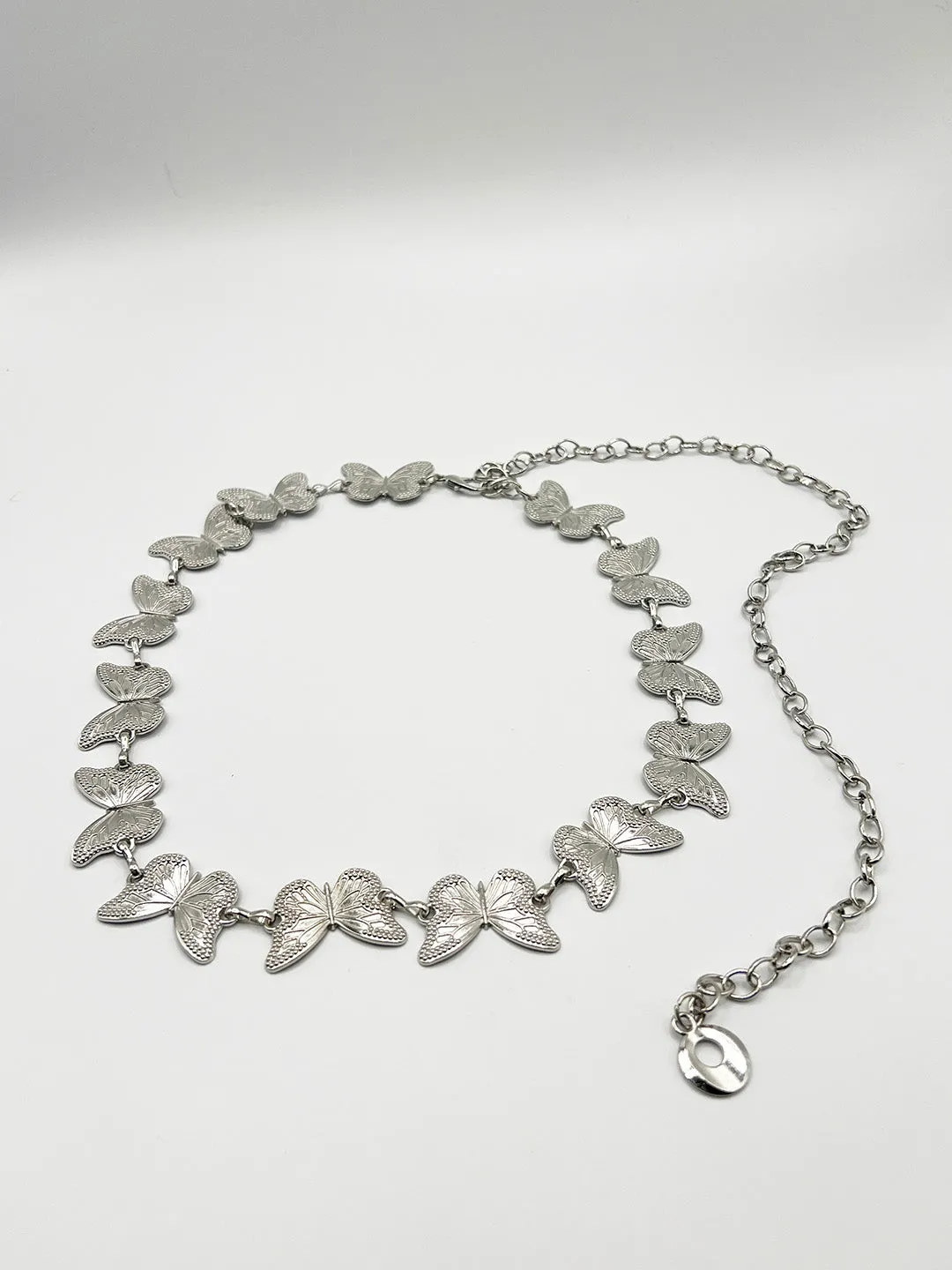 Butterfly Chain Belt In Silver by SVNX sold by Goddiva product image thumbnail 5